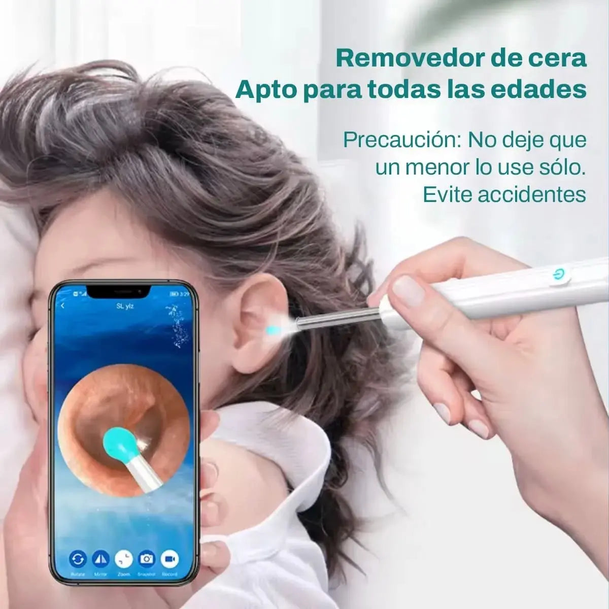 Explora y Limpia con Precisión: Limpiador de Oídos con Cámara HD