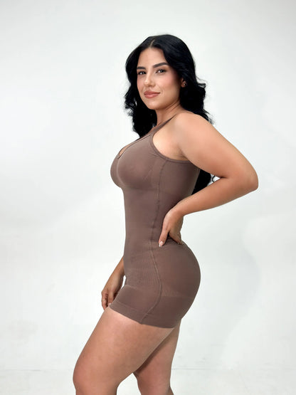 Faja Tejida con Tiras – Moldeo Natural con Comodidad Todo el Día