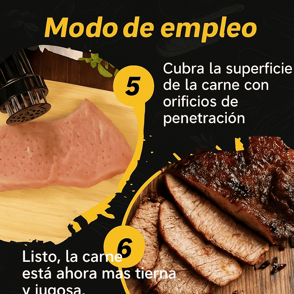 Transforma Tu Carne en un Manjar – Ablandador Manual 2x1 por Tiempo Limitado