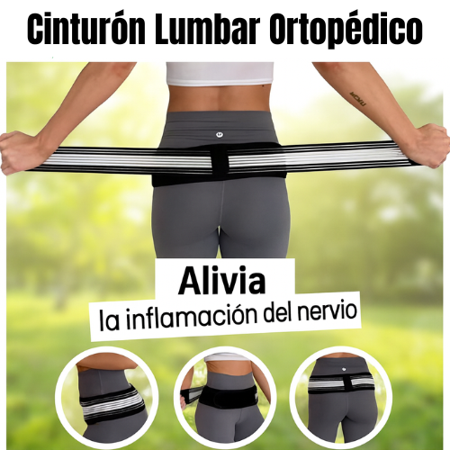 Cinturón Lumbar Ortopédico – Soporte y Alivio para la Espalda Baja y Ciática