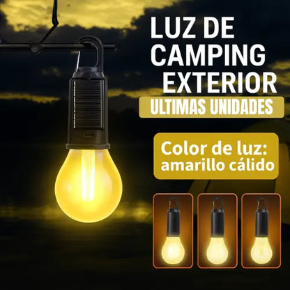 Bombillo LED Recargable con panel solar – Ahorra en tu factura y cuida el planeta.(VIENEN 2)