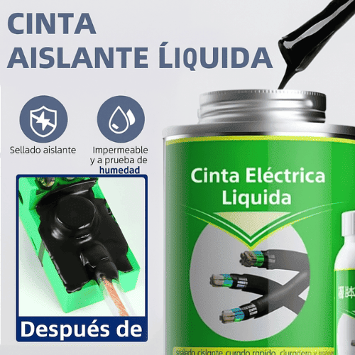 Cinta Aislante Líquida – Sella, protege y aísla tus cables como un pro (paga 1 y lleva 2)