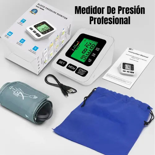 Medidor De Presión Profesional – Controla tu presión desde casa, en cualquier momento
