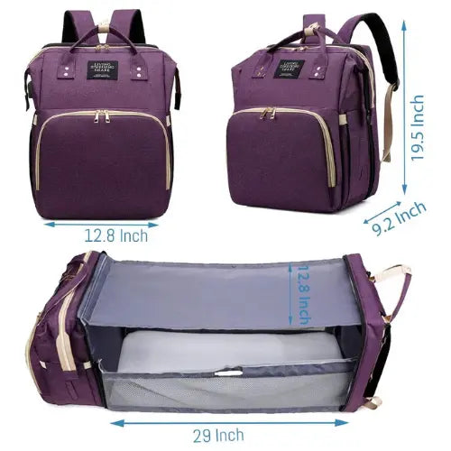 👶Mochila Mami Pro 3 en 1 - Se convierte en cuna para tu bebé