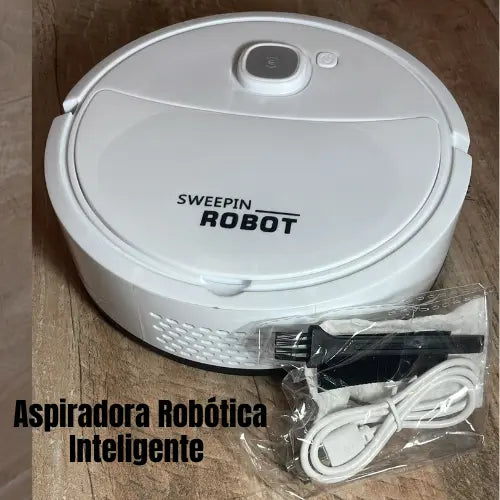 Aspiradora Robótica Inteligente – Limpieza Profunda sin Esfuerzo