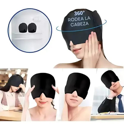 Gorro de Gel Terapéutico – Frío o Calor para Estrés y Dolores de Migraña