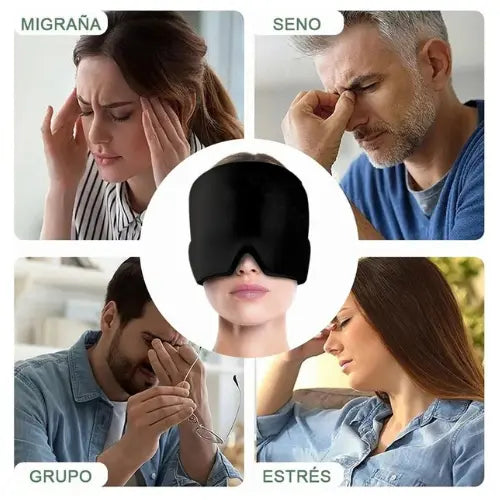 Gorro de Gel Terapéutico – Frío o Calor para Estrés y Dolores de Migraña