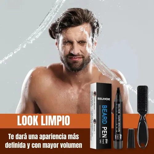 Lápiz 4 en 1 para Barba y Cejas – Perfilado Natural y Duradero
