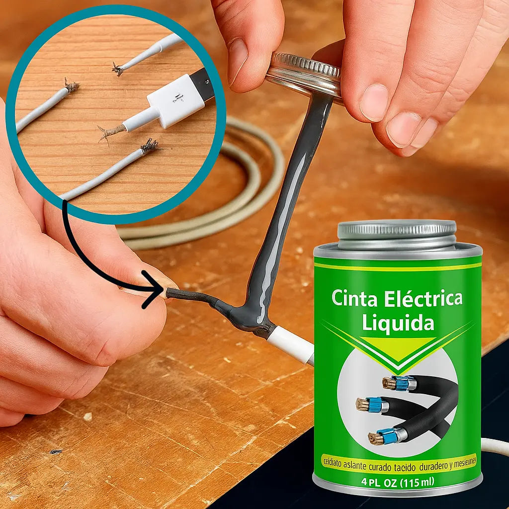 Cinta Aislante Líquida – Sella, protege y aísla tus cables como un pro (paga 1 y lleva 2)