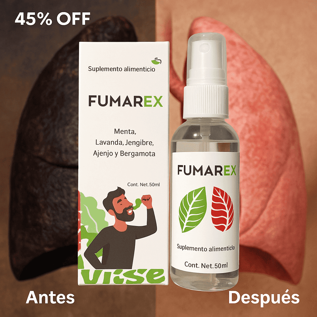 ¡Recupera tu vida libre de humo con Fumarex Spray!