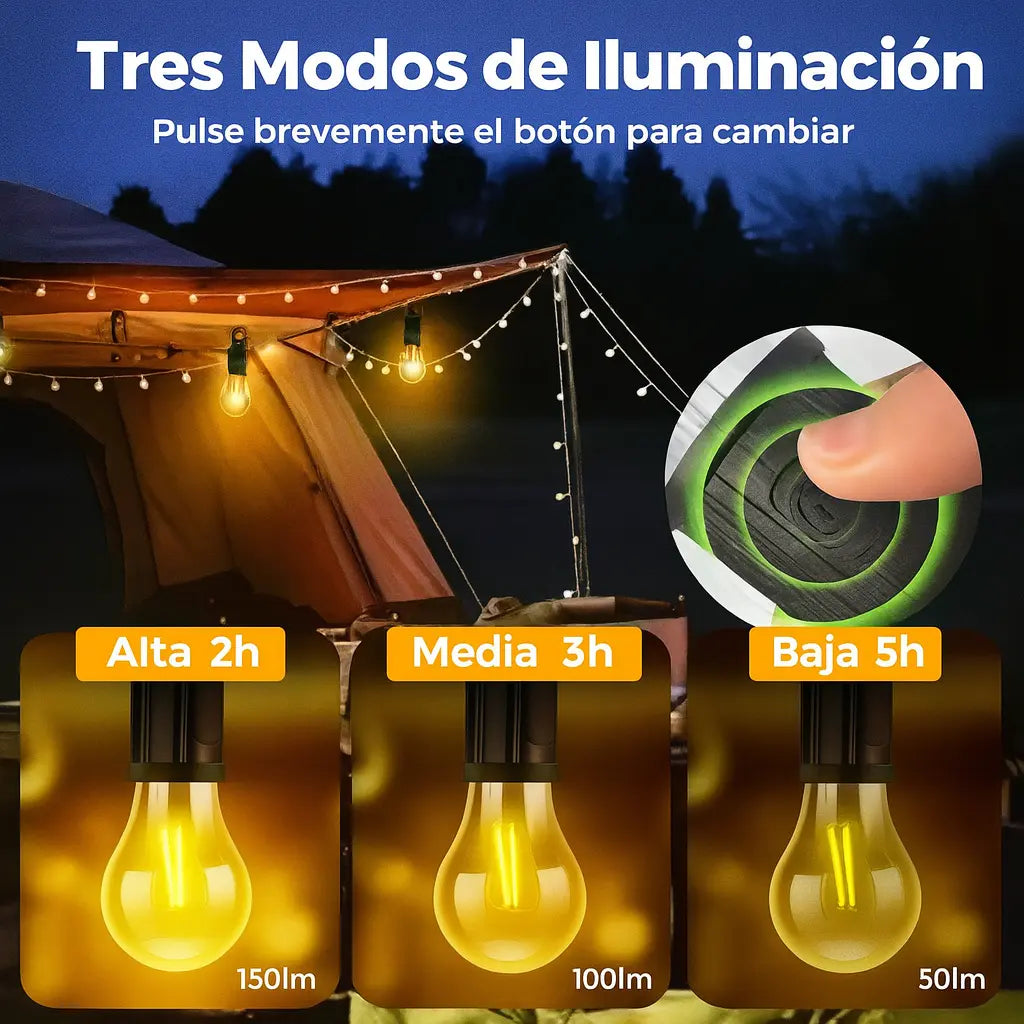 Bombillas LED Recargables USB – Luz de respaldo en cada apagón