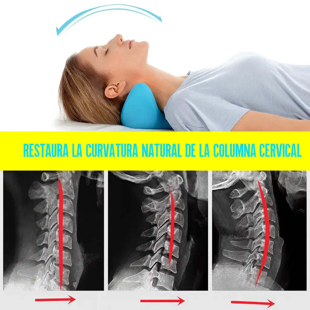 Almohada Cervical – ¿Celular todo el día? Tu cuello y tu postura están pagando el precio 😓
