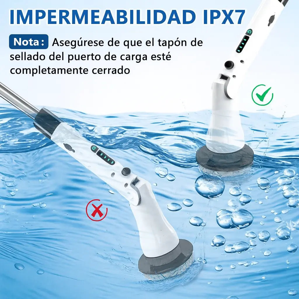 Cepillo de Limpieza Giratorio 9 en 1 – Limpia Más Rápido, Sin Esfuerzo y en Todas Partes