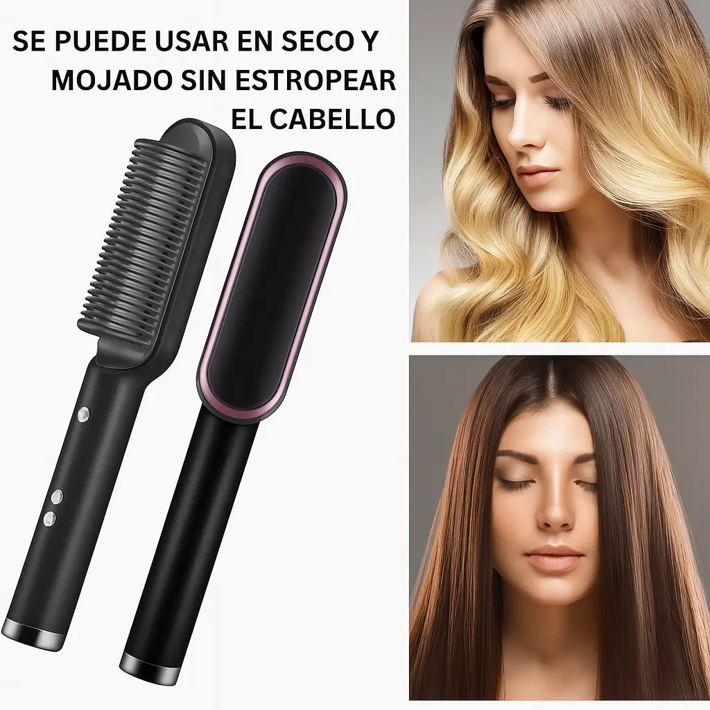 Cepillo Alisador de Pelo – Suavidad Donde Quieras