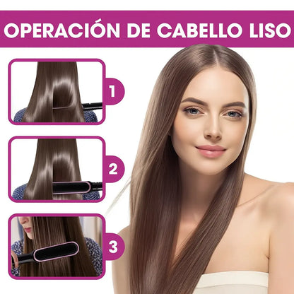 Cepillo Alisador de Pelo – Suavidad Donde Quieras