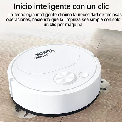 Aspiradora Robótica Inteligente – Limpieza Profunda sin Esfuerzo