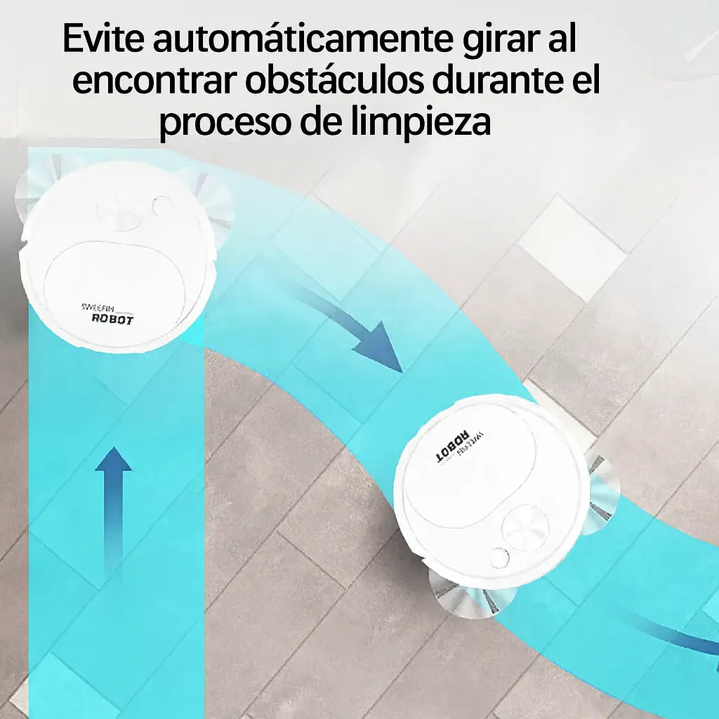 Aspiradora Robótica Inteligente – Limpieza Profunda sin Esfuerzo