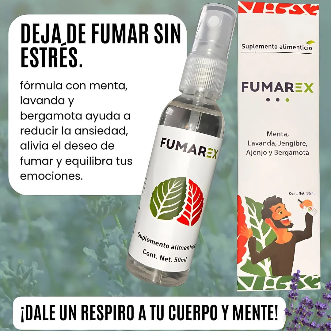 ¡Recupera tu vida libre de humo con Fumarex Spray!