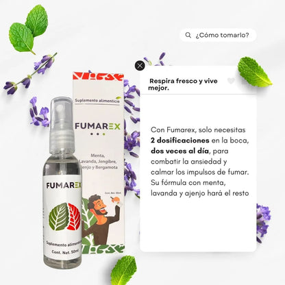 ¡Recupera tu vida libre de humo con Fumarex Spray!