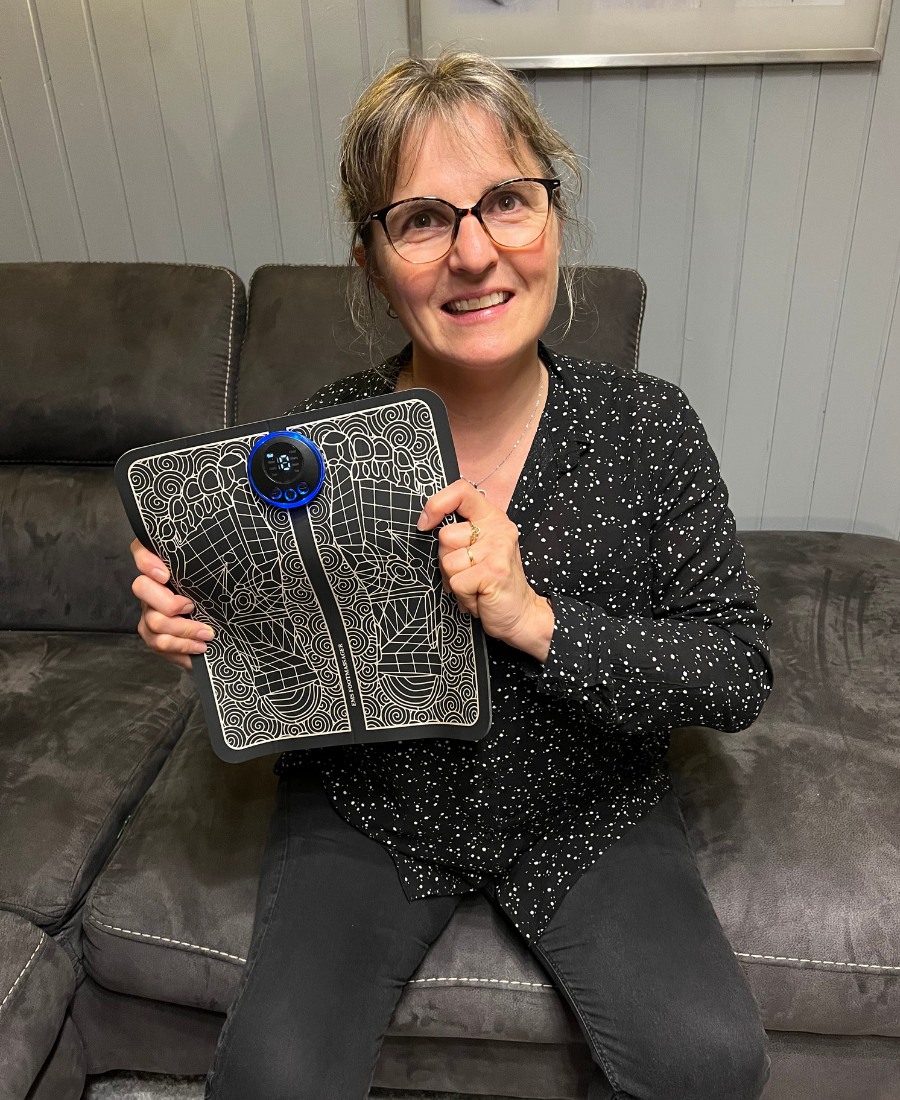 Masajeador de Pies NEMS: Alivio Eficaz y Duradero para el Dolor de Pies, Neuropatía y Fascitis Plantar.