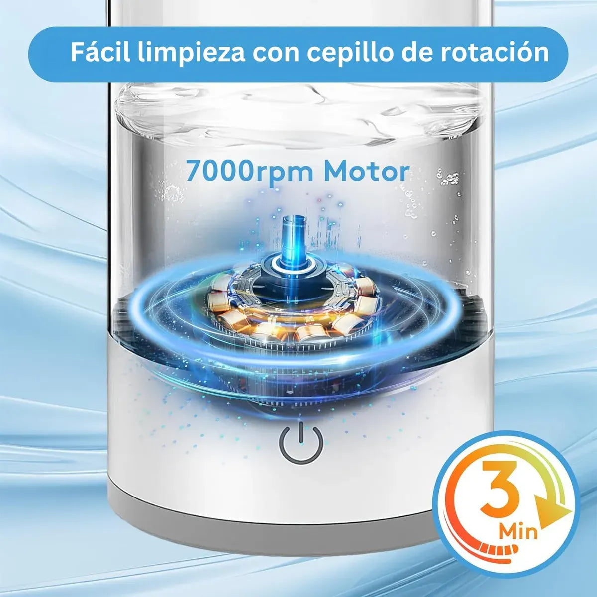 💅 Limpiador Eléctrico de Brochas – Maquillaje Limpio, Piel Sana