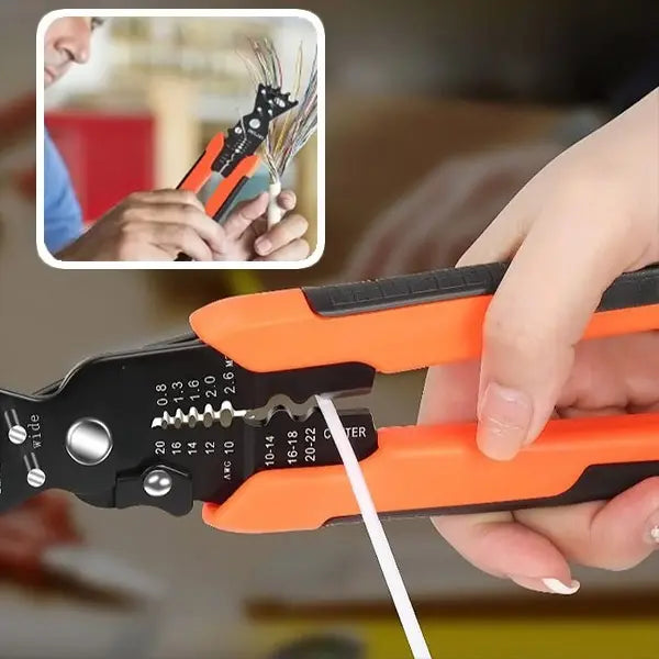 Alicate Pelador de Cables 5 en 1 – Precisión y Multifuncionalidad en tus manos