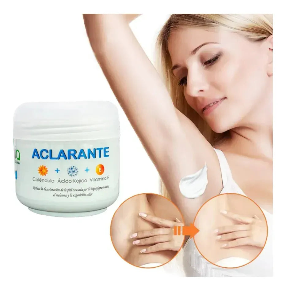 🌿Crema Aclarante Natural – Desvanece Manchas y Unifica el Tono de tu Piel