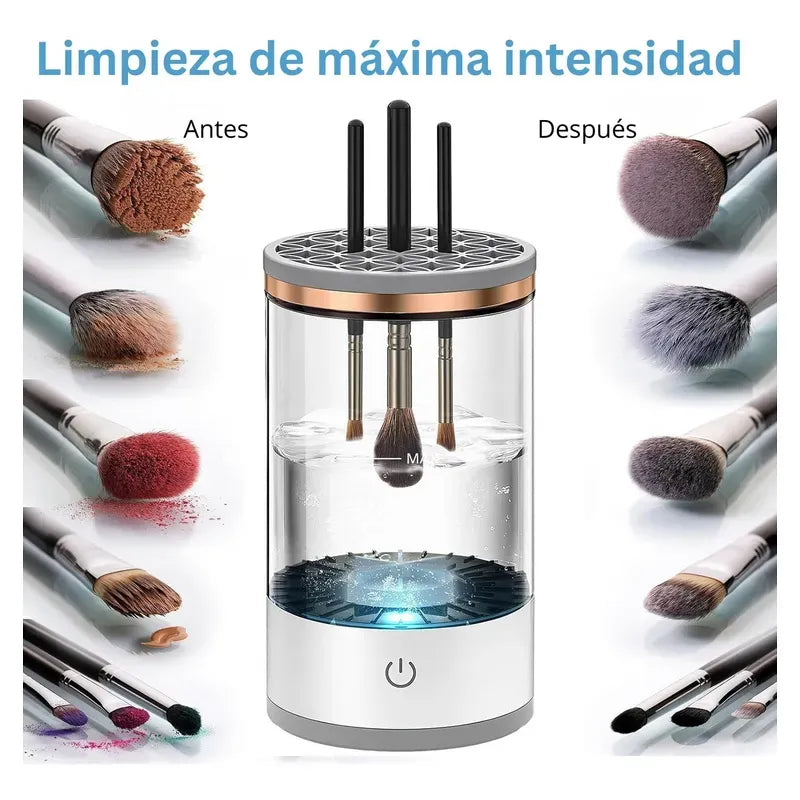 💅 Limpiador Eléctrico de Brochas – Maquillaje Limpio, Piel Sana