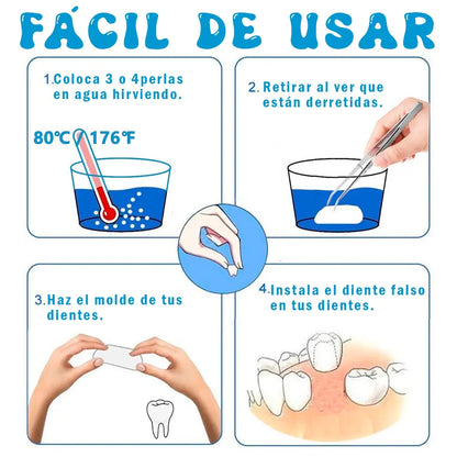 Molde para Dentadura de Resina – Recupera tu Sonrisa al Instante y con Seguridad
