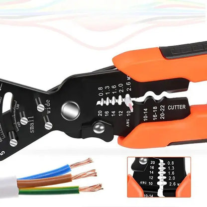 Alicate Pelador de Cables 5 en 1 – Precisión y Multifuncionalidad en tus manos